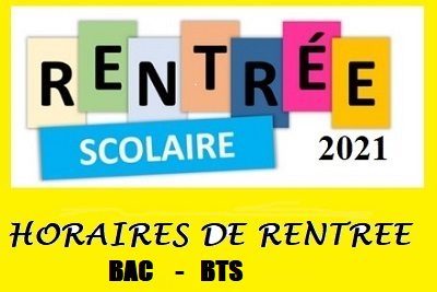 Organisation de la rentrée scolaire